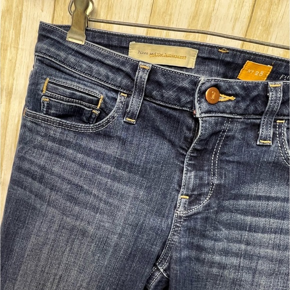 Anthropologie by Pilcro and the Letterpress Stet Fit Denim Skinny Jeans Sz 28 - Picture 6 of 16